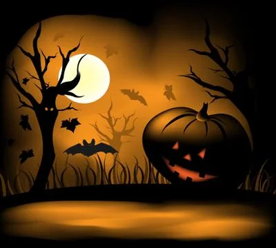 Halloween background Stock Illustration