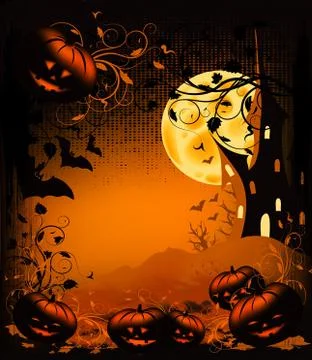 Halloween Background Stock Illustration