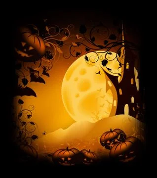Halloween background Stock Illustration