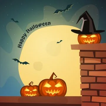 Halloween Background Stock Illustration