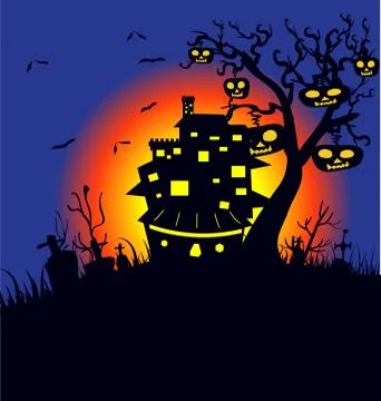 Halloween Background Stock Illustration