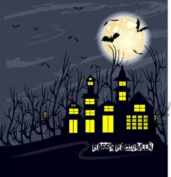 Halloween Background Illustrazione stock