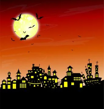 Halloween Background Stock Illustration