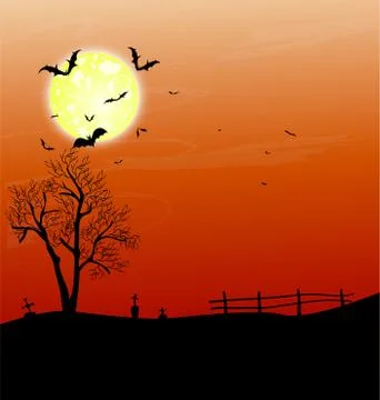 Halloween Background Illustrazione stock