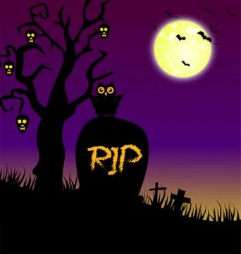 Halloween Background Illustrazione stock