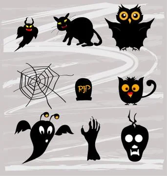 Halloween Background Stock Illustration