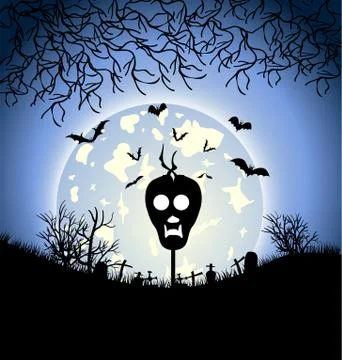 Halloween Background Stock Illustration