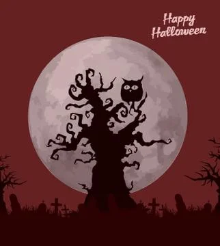 Halloween background Stock Illustration