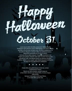 Halloween background Stock Illustration