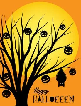 Halloween background Stock Illustration