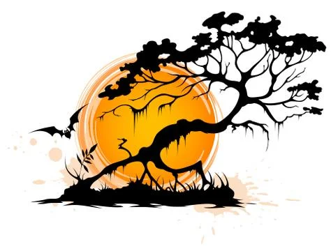 Halloween background Stock Illustration