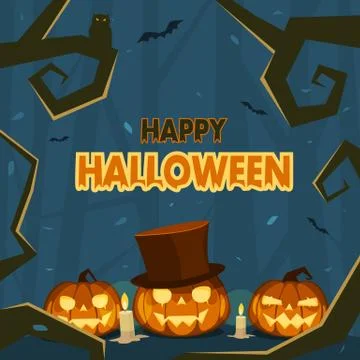 Halloween Background Stock Illustration