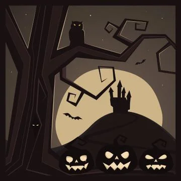 Halloween Background Stock Illustration