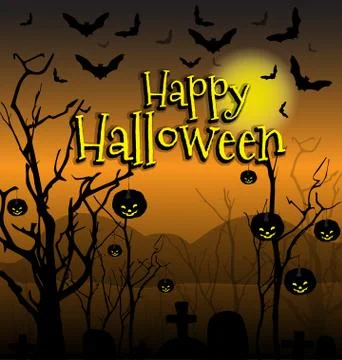 Halloween background Stock Illustration