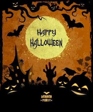 Halloween Background Illustrazione stock