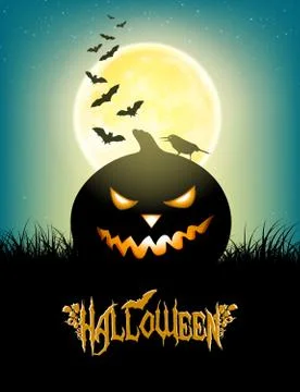 Halloween Background Illustrazione stock
