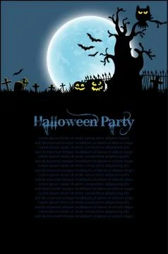 Halloween background Stock Illustration