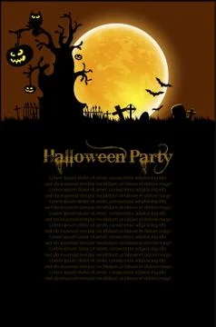 Halloween background Stock Illustration