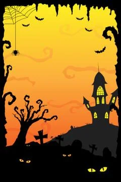 Halloween background Stock Illustration