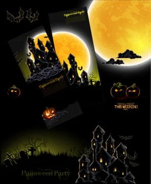 Halloween background Stock Illustration