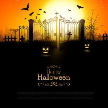Halloween background Stock Illustration