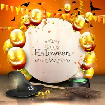 Halloween background Stock Illustration