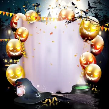 Halloween background Stock-Illustration