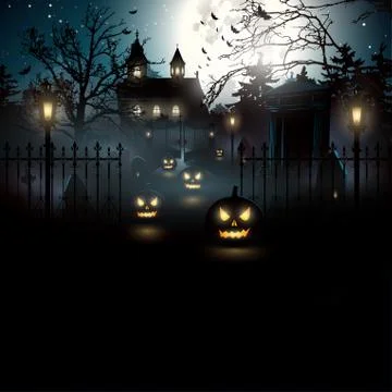 Halloween background Stock Illustration