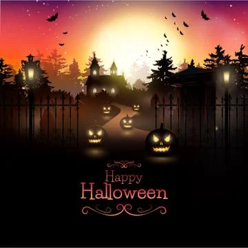 Halloween background Stock Illustration