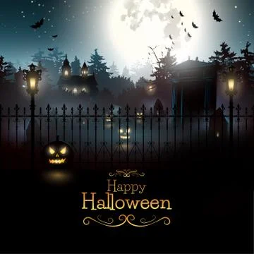 Halloween background Stock Illustration