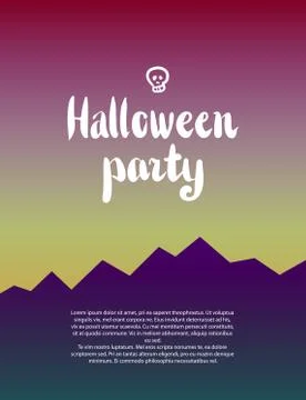Halloween background Stock Illustration
