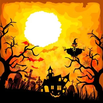 Halloween background Stock Illustration