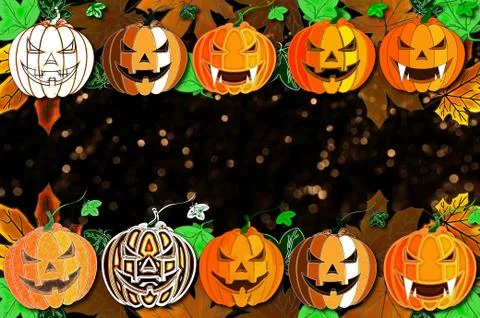 Halloween background Stock Illustration