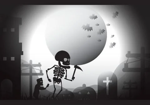 Halloween Background Stock Illustration