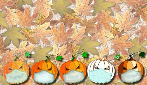 Halloween background Stock Illustration