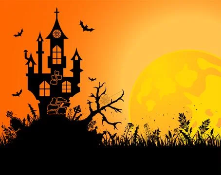 Halloween background Stock Illustration