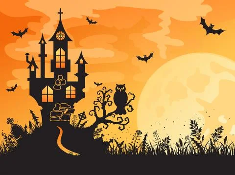 Halloween background Stock Illustration