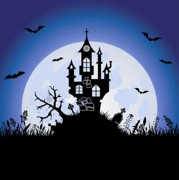 Halloween background 库存插图