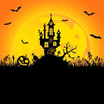 Halloween background Stock-Illustration