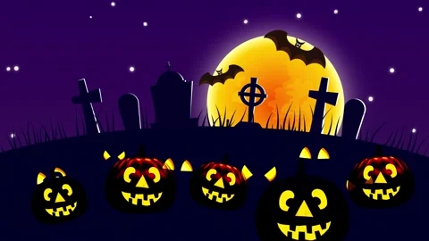 Halloween Background Loop Stock Footage 306994776