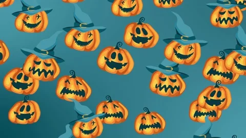 Halloween Background Loops Stock Footage 168325299