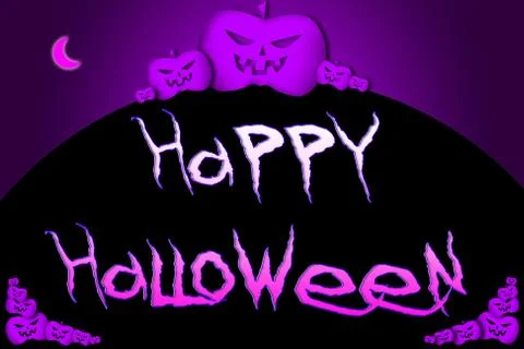 Halloween background text Stock Illustration