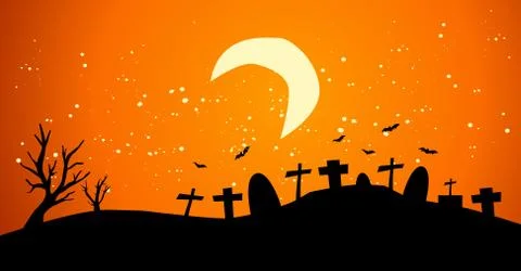 Halloween background vector illustration Illustrazione stock