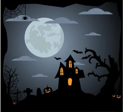 Halloween background vector illustration Stock Illustration