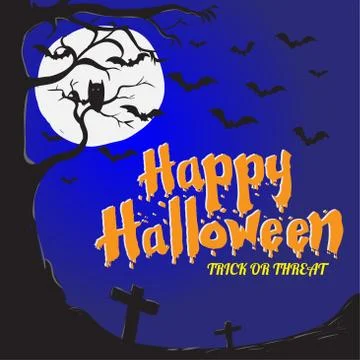 Halloween Background - Vector Illustration Stock Illustration