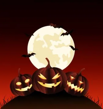 Halloween Background vector illustration Stock Illustration
