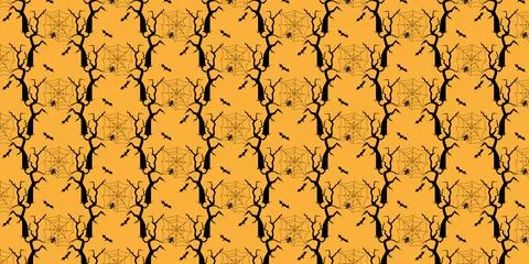 Halloween banner with holiday elements Illustrazione stock
