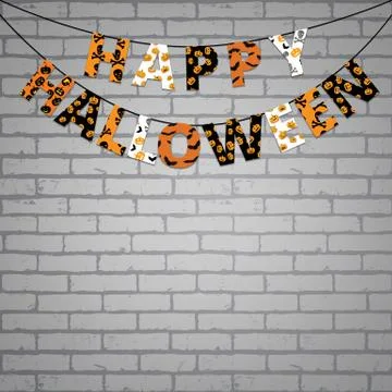 Halloween banner Stock Illustration