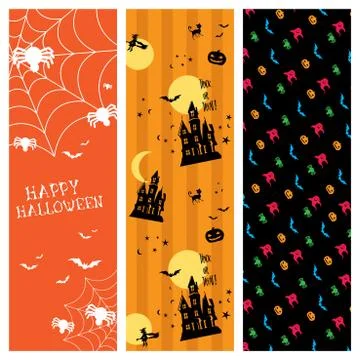 Halloween banner Stock Illustration