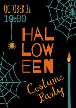 Halloween banner template Stock-Illustration